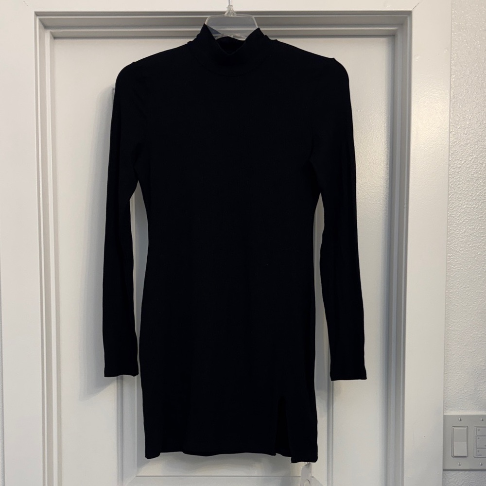 Commense Classic Black Long Sleeve Dress NWT